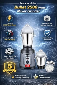 Jaguar 2500 watts mixer grinder