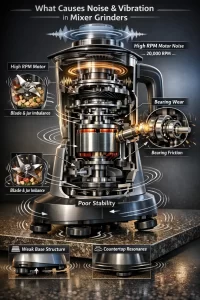 mixer grinder vibration