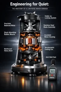 mixer grinder noise reduction