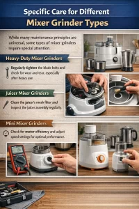 commercial mixer grinder maintenance