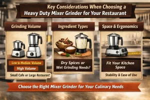 heavy duty mixer grinder for a restaurant