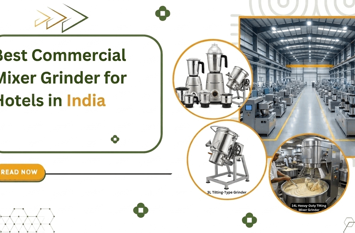 Commercial Mixer Grinder for Hotels in India